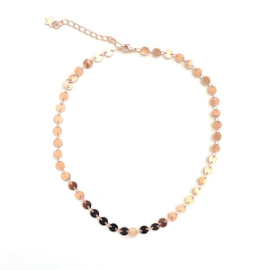 Vegas Choker Necklace - Rose Gold